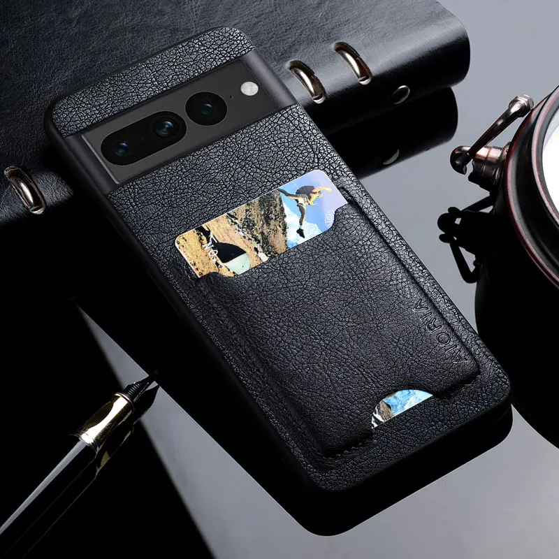 Funda Retro Con Patrón De Madera De Bambú Para Google Pixel 7a 7 Pro - Foto 6