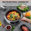 4L Multifunction Electric Hot Pot Split Type Cooker Food Steamer Portable Cooking Machine 1