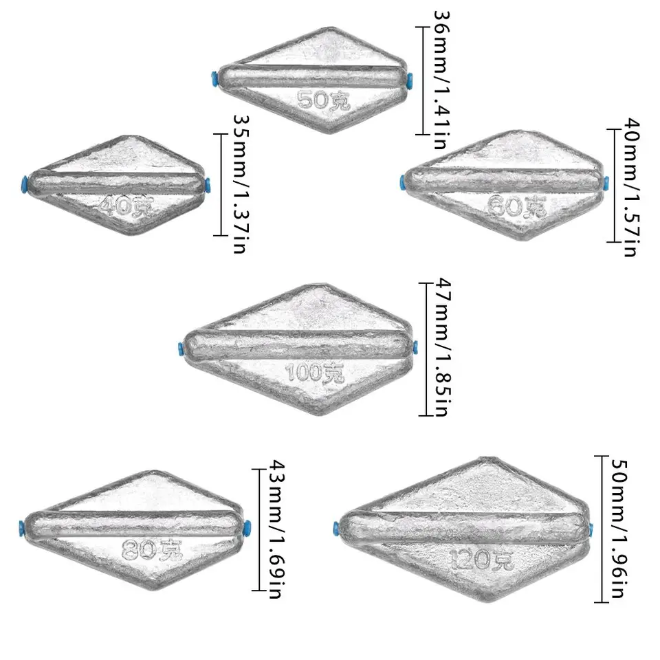 Piombi Pesca Pesi Da Pesca A Goccia Rotondi In Piombo – 25 Pezzi - Foto 7