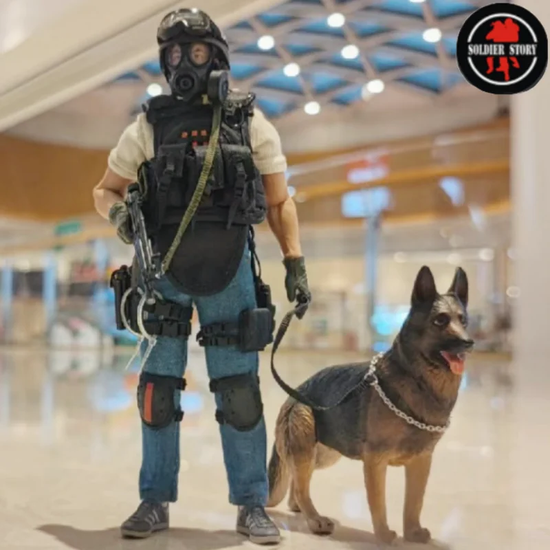 

Soldier Story Ssm-003 1/12 Soldier Story Hk Sdu K9 Canine Handler 6" Male Action Figures Toys