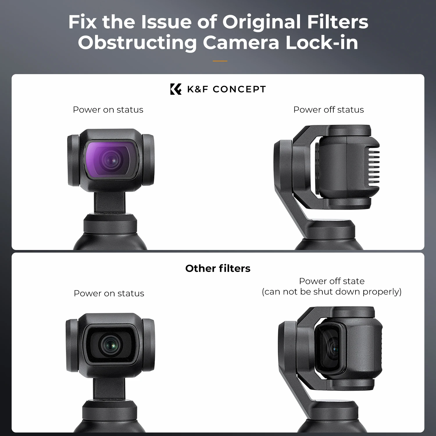 Conceito Magnético Kit de Filtro nd Vidro Óptico hd Dji Osmo Bolso Nd4 Nd8 Nd16 Nd32 Nano-revestido 28 Camadas k & f - Image 2