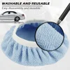 10Pcs 9/10 Inch Microfiber Car Polishing Pad Auto Bonnet Polisher Soft Wool Wax Wash Buffer Cover Car Cleaning Tools Accessories 2