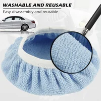 10Pcs 9/10 Inch Microfiber Car Polishing Pad Auto Bonnet Polisher Soft Wool Wax Wash Buffer Cover Car Cleaning Tools Accessories 2