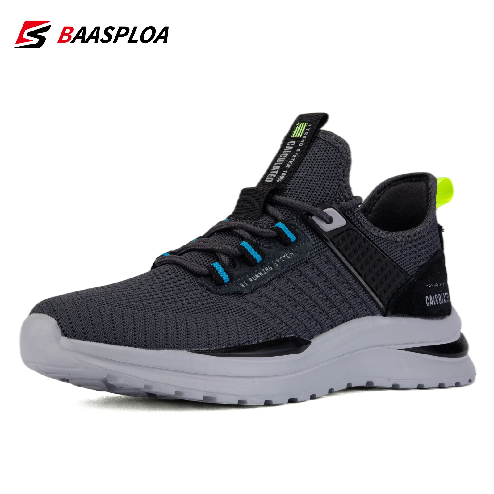 Baasploa 2022 New Men Sneaker Lightweight Casual Shoes Comfortable Mesh