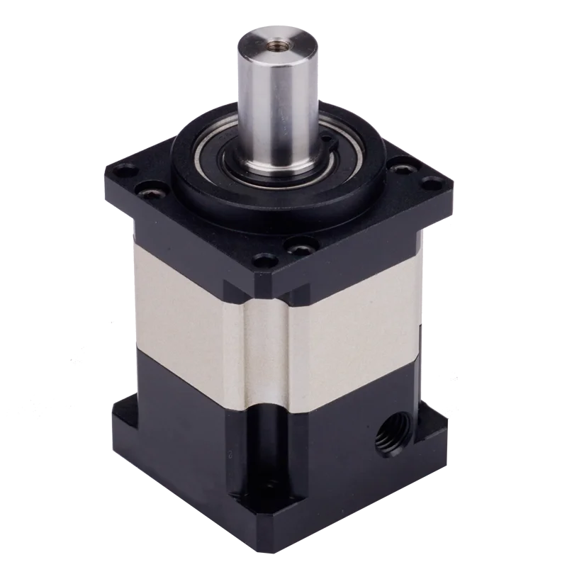 

100W servo reducer, precision gear planetary reducer, 40 frame right angle gearbox with 42 stepper motor