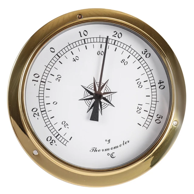 X6HD 115mm Wall Mounted Thermometer Hygrometer Barometer Watch Tidal