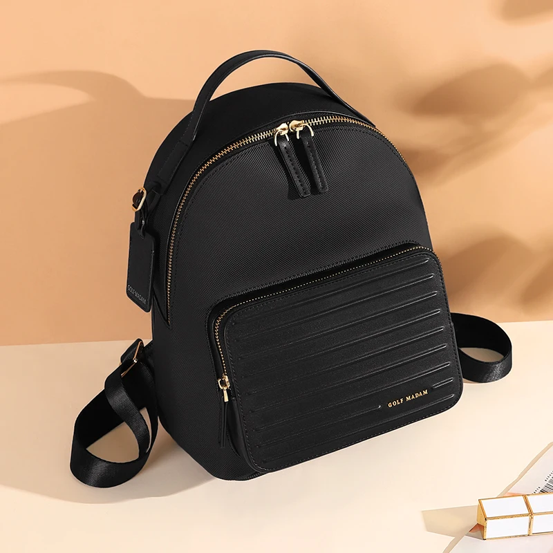 GOLF Women Backpack Bag Luxury Small Black pvc Leather Bags Adult Backbag Waterproof Elegant Mini School Backpack New Trend 2024 4