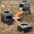 New Portable Camping Carbon Burner Wood Stove Outdoor Barbecue Stove Grill For Camping Accessorie 3
