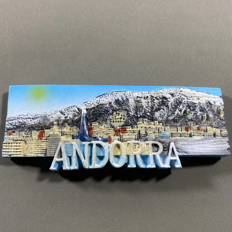 Europe Andorra 3D Fridge Magnets Tourism Souvenir