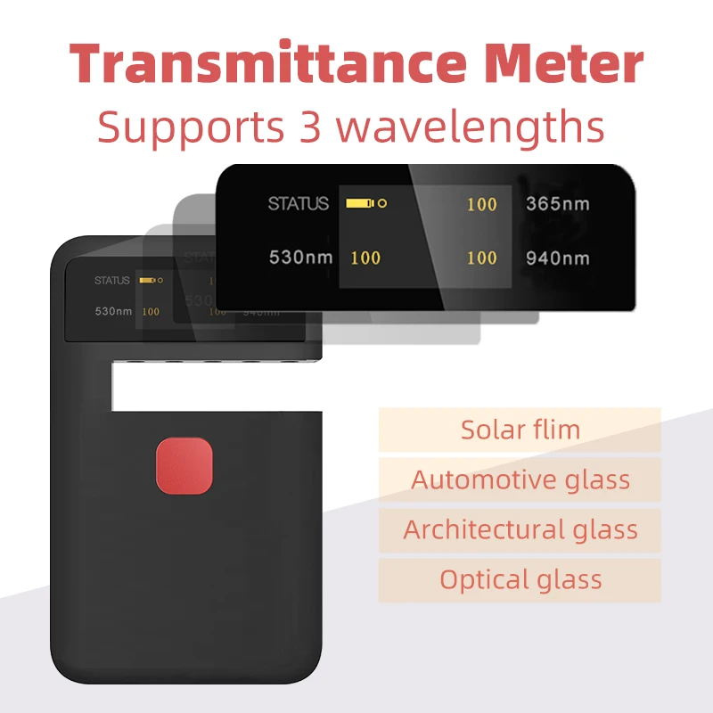 Portable Transmittance Tester CT-23,UV,VL,IR Glasses Transmission Meter,Test Accuracy&plusmn;2%,For Solar Film,Agricultural Film,Window solar film transmission meter