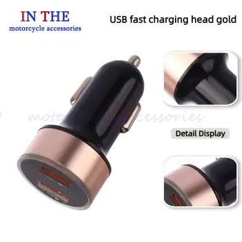 Adattatore per caricabatteria da auto con ricarica rapida, 2 porte USB, display digitale e sistema di avvio: caricare dispositivi elettrici in modo efficiente