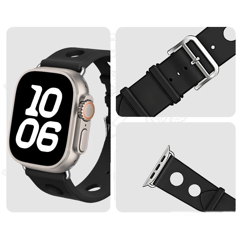 Silicone Sport Breathable Strap