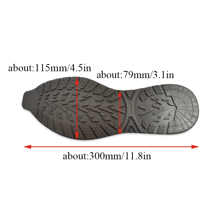 Außensohle Einlegesohlen Reparatur Gummisohlen für Männer Frauen Schuhe Ersatzblatt Sneakers Sohlenschutz Verschleißfestes Anti-Rutsch-Schuhpflaster – Detail 2