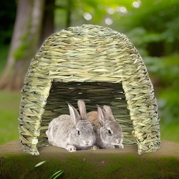 Grass Hamster Hide Cave House 1