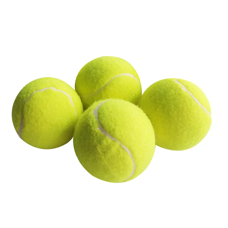 Tennis Balls 1PCS Sports Professional Training Rubber High Elasticity Durable Training Ball for Club School Competition Outdoor