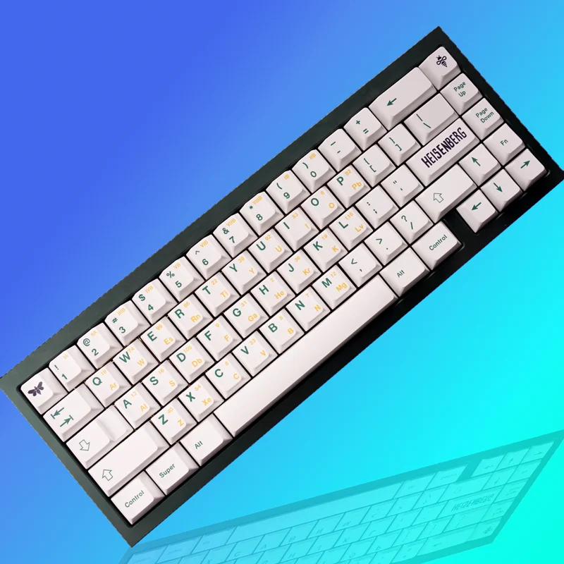 HeisenbergCherryPBTKeycapsBreakingBadMechanicalKeyboardSublimationOriginalFullSetOf