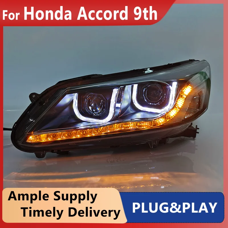 LEDHeadlightsforHondaAccord9ThGen201320142015HeadlightsDRL