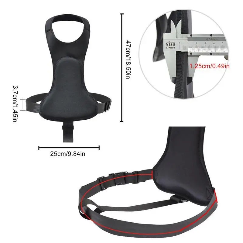 Diving Suit Professional Chest Loading Pad Neoprene Diving Breast Vest Adjustable Spearfishing Spearguns Spear Fishing Diving