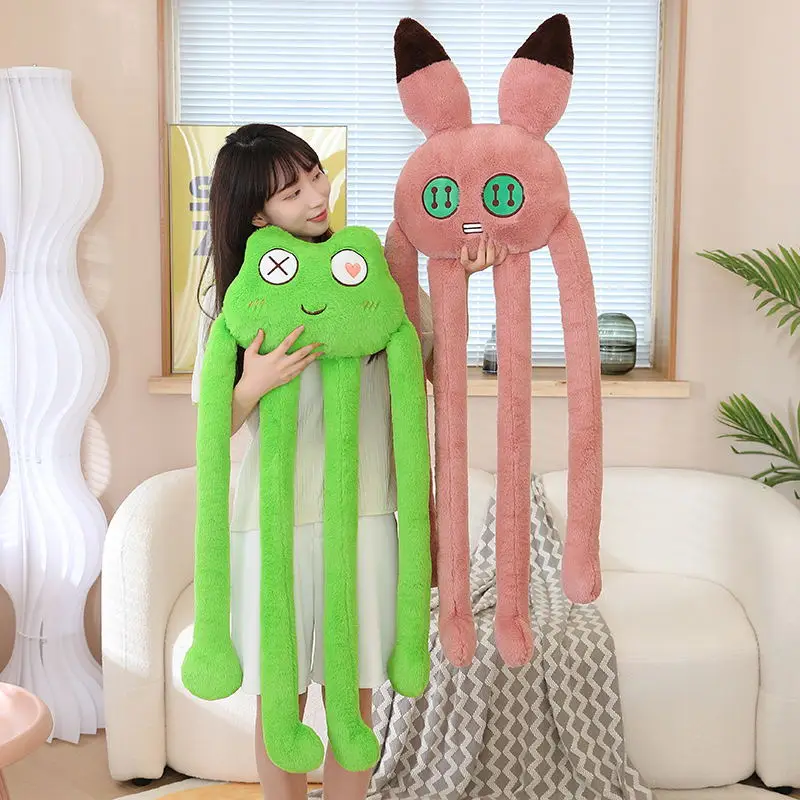 100-200CM Creative Octopus Long Pillow Cushion Funny Rabbit Frog Cat Claws Plush Toys Sofa Bed Cushion Appease Dolls