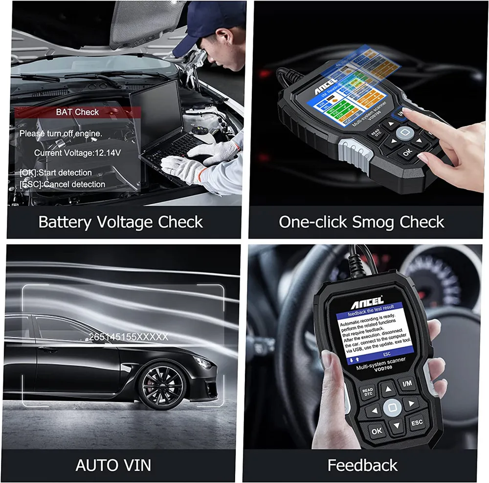 ボルボカーコードリーダー用のManvod700 obd2スキャナー,診断