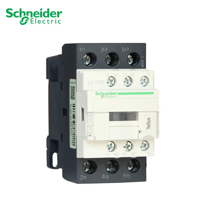 Schneider Electric 3P 32A AC Contactor LC1D32M7C LC1D32CC7C LC1D32B7C LC1D32E7C LC1D32F7C LC1D32Q7C