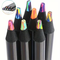 8 Colours Rainbow Pencils, Jumbo Colouring Pencils For Adults,Multi-Coloured Pencils For Art, Drawing, Colouring, Sketching Chri 1