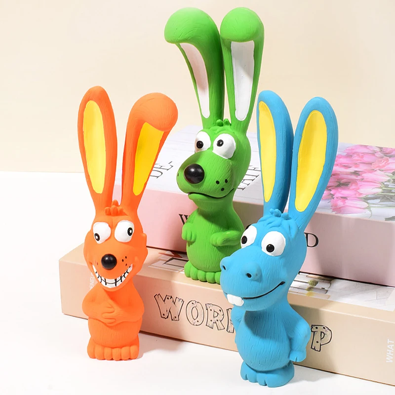Latex Pet dog toys Squeaky Pets Chew Toys for Small Medium Dogs Bite Resistant Dog Cleaning Tooth Toys Pet Supplies 3
