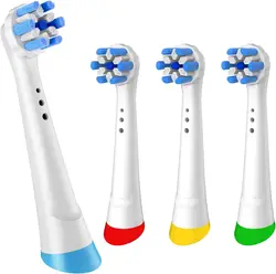 Premium Replacement Brush Heads (4pcs White)