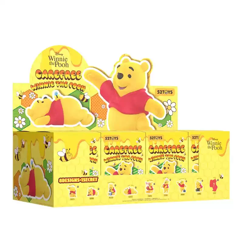 52toys Disney The Carefree Winnie The Pooh Series Blind Box Figure