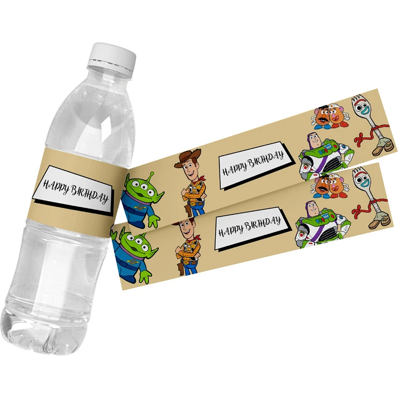 Toy Story Water Bottle Label