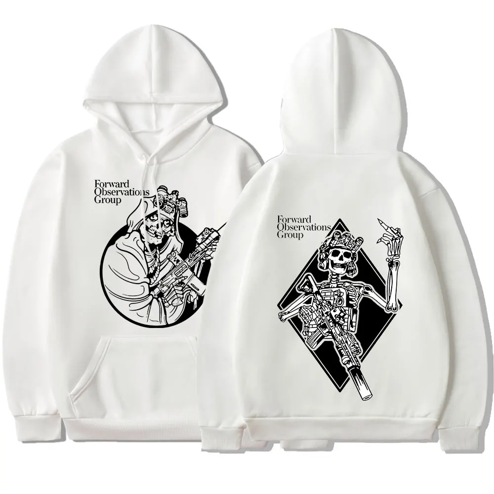 Forward Observations Group Hoodie Punk Skeleton Gothic Hoodies