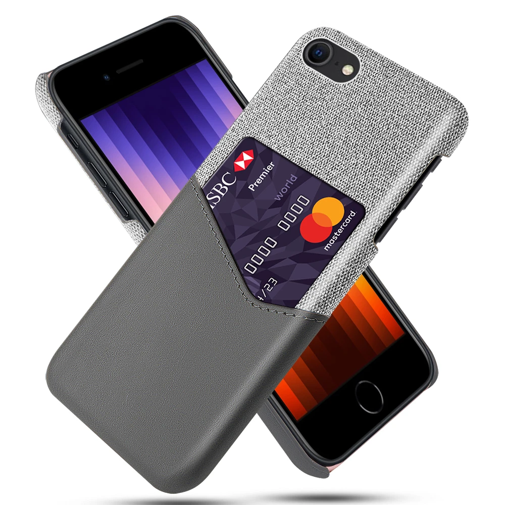 Se 2022 Per Iphone Se 2022 Slot Per Schede Custodia Business Cover Per Apple Iphone Se3 Se 3 (2022) (3A Generazione) 4.7 "Coque