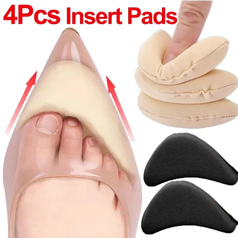 

Soft Sponge Forefoot Insert Pads Women Pain Relief High Heel Insoles Reduce Shoe Size Filler Protector Adjustment Toe Plug Pads