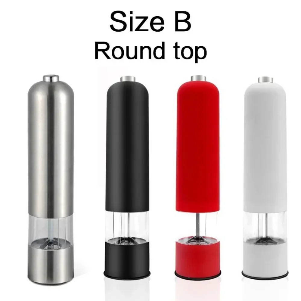 JJYY Multifunctional Electric Pepper Grinder-Stainless Steel Kitchen Tool for Grinding Black Pepper, Sea Salt, and Spices