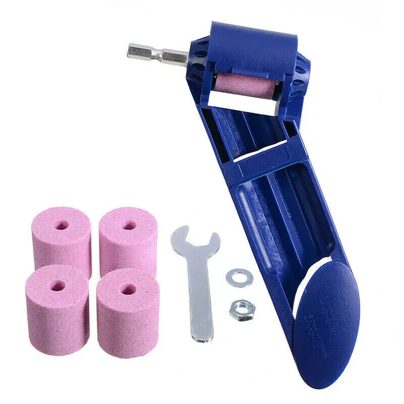 2-12.5mm Drill Bit Sharpener Portable Corundum Grinding Wheel Tool Corundum Resisting Drill Polishing Grinder Wheel Tool 6