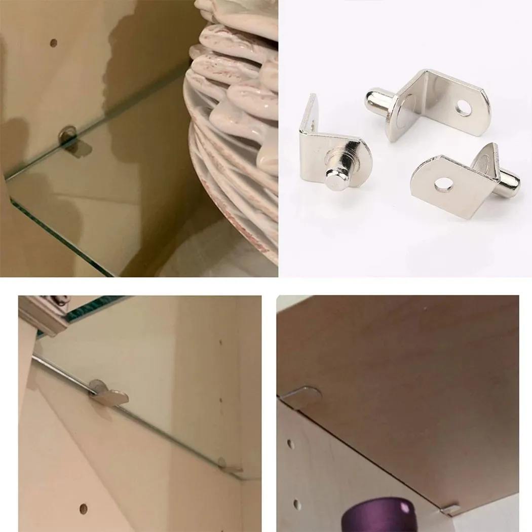 선반 브래킷 지지대 핀 스터드 페그, 금속 핀 선반 분리기, 고정 캐비닛 책장 가구 선반 지지대, 5mm, 20 개