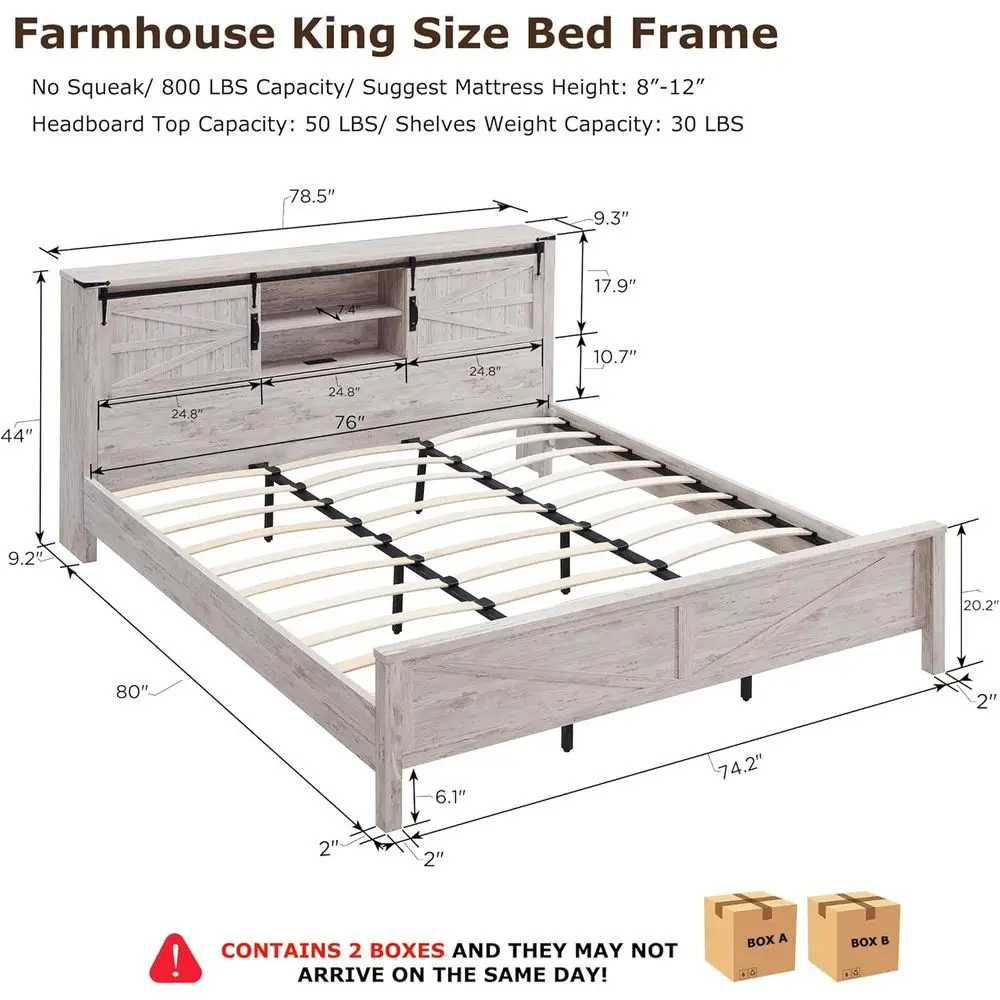 Rustic Storage Bed 6