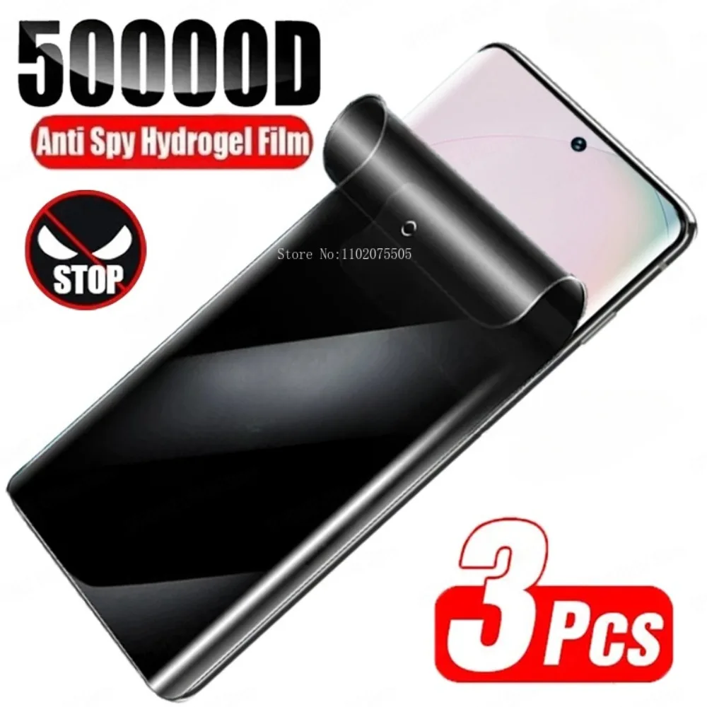3Pcs Anti Spy Hydrogel Film Screen Protector Für Samsung Galaxy S23 S20 S24 S22 S21 Ultra S10 S9 plus FE Hinweis 20 10 9 8 Privatsphäre
