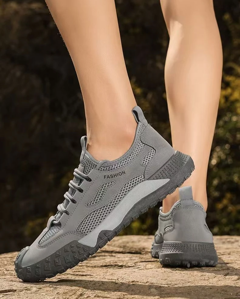 Herren Barfußschuhe Für Wanderungen Atmungsaktive Wanderschuhe_voghion.com