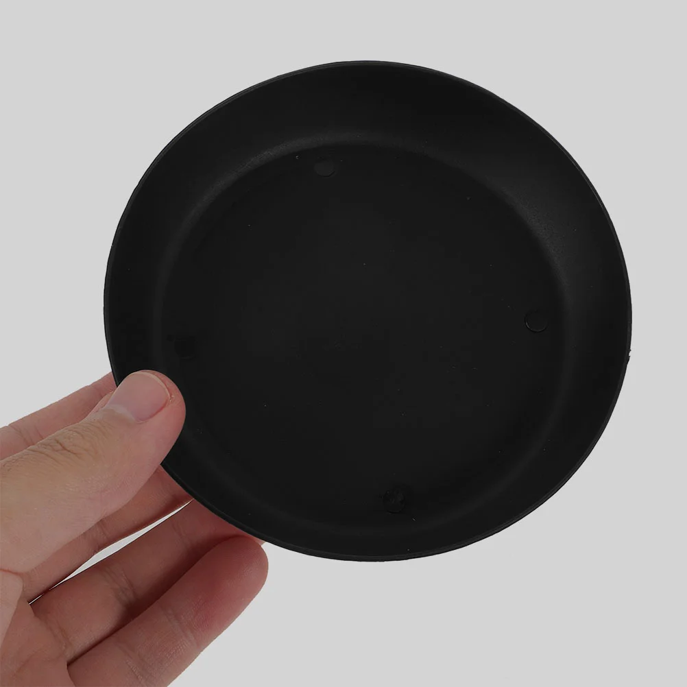 Willowy Lot De 2 Soucoupes En Céramique Noir Mat – Bac De