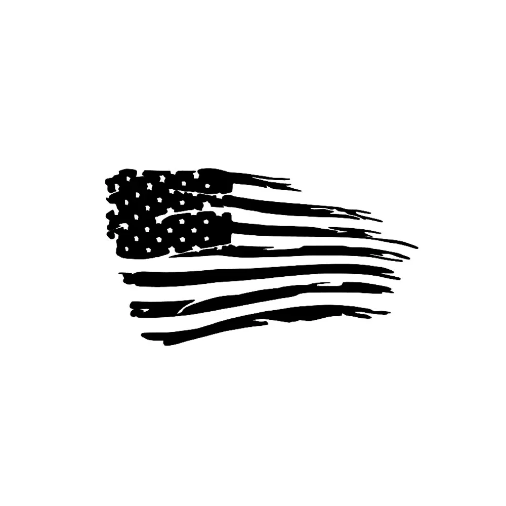 USA Bandiera americana Adesivi per auto Styling Paraurti Finestra Specchietto retrovisore Auto Racing Tuning Adesivo Decalcomania in vinile Accessori auto