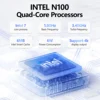 FIREBAT T8 PLUS Mini PC Gamer Intel N100 N5095 CPU Windows 11 Mini PC Gaming DDR4 8GB RAM 256GB SSD NVME M2 WIFI5 BT4.2 Desk 4