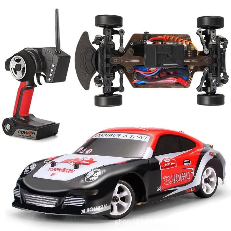 Weili 1:28 High-Speed Remote Control Four-Wheel Drive Drift Mosquito Car K989 Adult Boy Electric Rc Competition Model Car K969 2