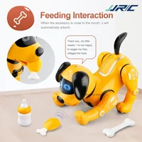 JJRC Funny RC Robot Electronic Dog Stunt Dog Touch-sense Music Song Walking Dancing Animal Robot Dog for Boy Girls Children Toys 1