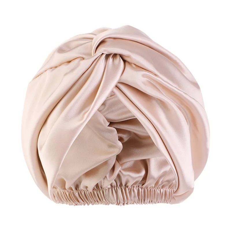 Silk Turban Cap Satin Bonnet Sleep Hair Cover