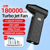 180000 RPM Mini Air Blower Handheld Electric Turbo Jet Fan Brushless Motor Violent Blower Wind Speed 52m/s Industrial Duct Fan 1