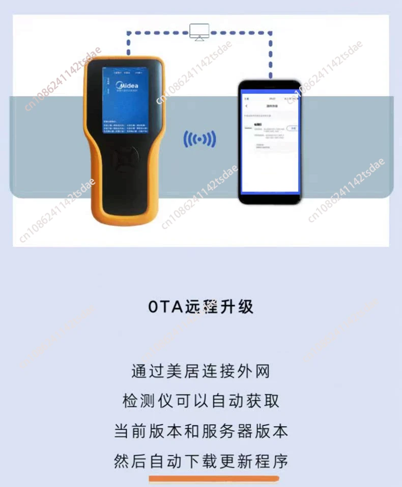 Multi line 485-1 communication of the 4th generation variable frequency air conditioning troubleshooting instrument