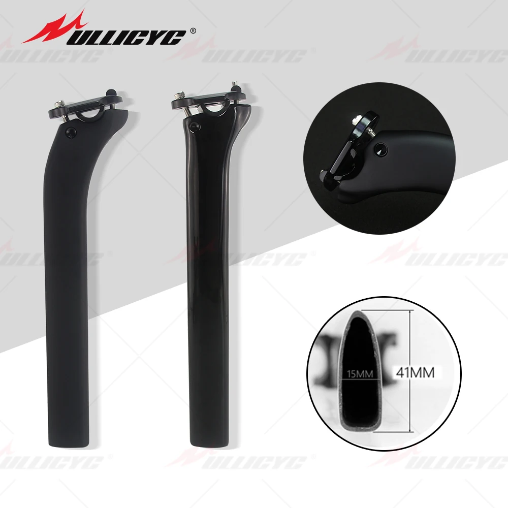 

1:1 F Style Carbon Fiber Bicycle Seatpost Road Bike UD Balck Glossy/Matte 0 /25 Degree Seat post 350mm