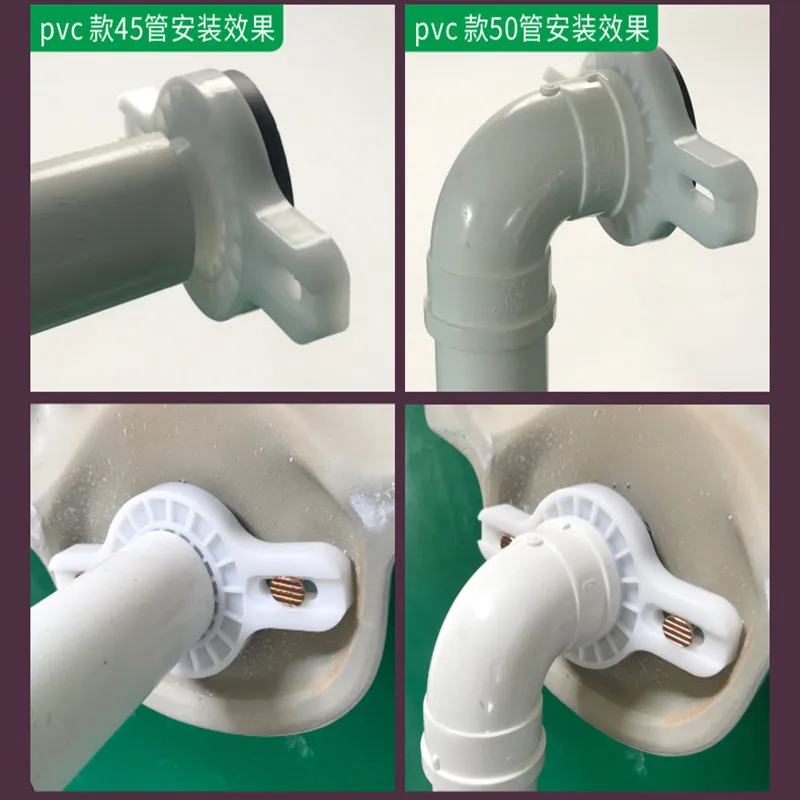 Urinal Water Pipe Connection Piece Toilet Ring Horse Head Flange Screws Closestool Mounting Fittings for Bathroom Accessories