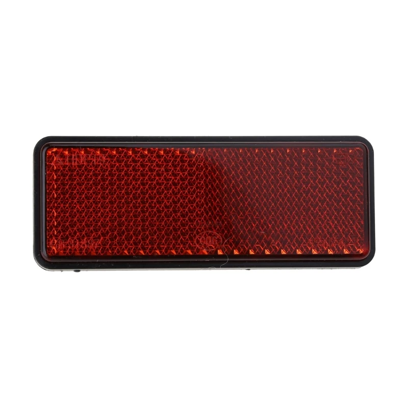 Motorcycle Scooter Quad Rectangle Reflective Plate Warning Reflector for Yamaha